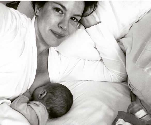 Liv Taylor: Liv Tyler's has posted amazing picture herself breastfeeding her daughter, Lula Rose. In an Instagram post that she shared in 2016, she wrote, 'Sunday morning snuggles with my baby girl. So grateful for this precious gift.' [sic]