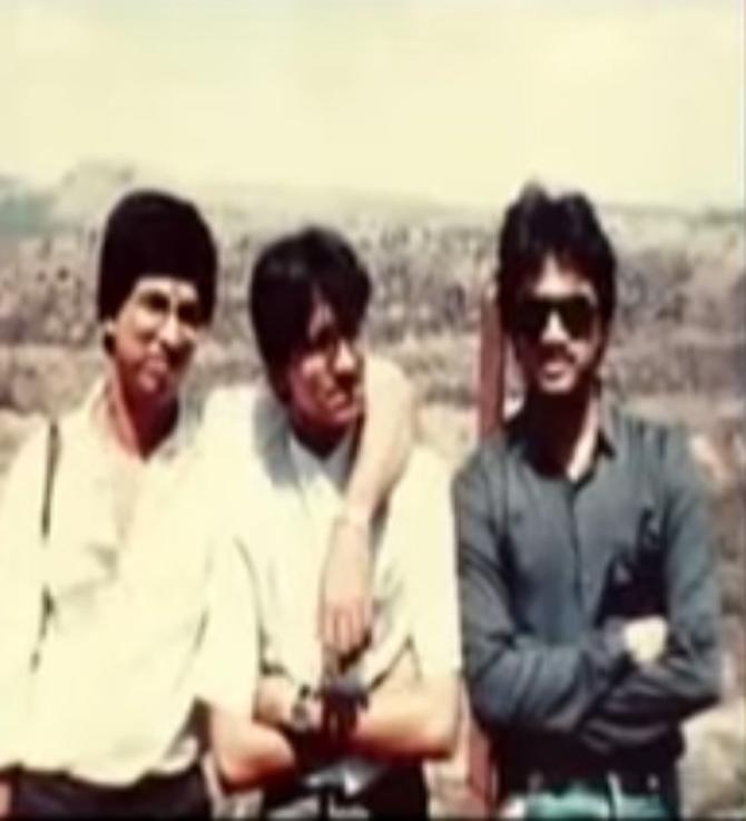 The cousins seen here went on to chose different political paths. Yet they remain highly relevant in their state. Pic/YouTube Screengrab
