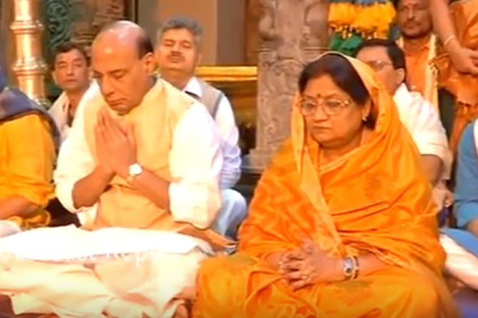 Savitri Singh and Rajnath Singh got married in 1971. The Defence Minister of India and his wife have three children - 2 sons and a daughter