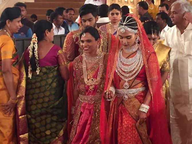 Reddy and family dressed up as 'royals' in gold and diamond had left no stone unturned for the wedding. Most utensils for the wedding rituals were either gold or silver and entire venue was equipped with air conditioners.