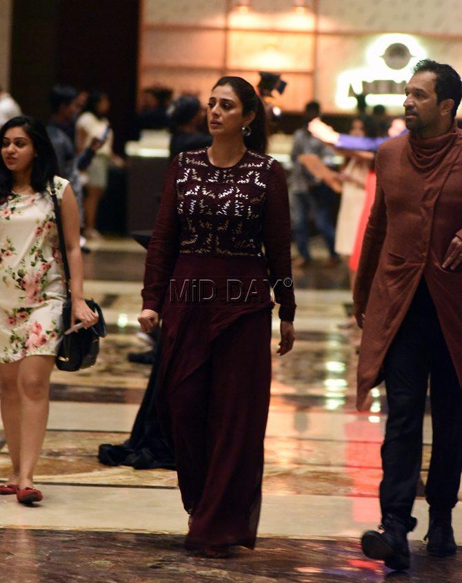 Actress Tabu and celebrity photographer and filmmaker Atul Kasbekar 