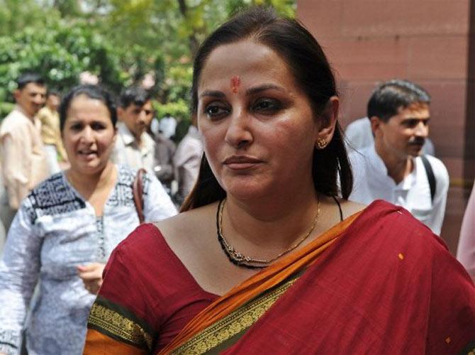 Jayaprada switched careers to enter politics and was a Member of Parliament (MP) from Rampur from 2004 to 2014. Pic/ AFP