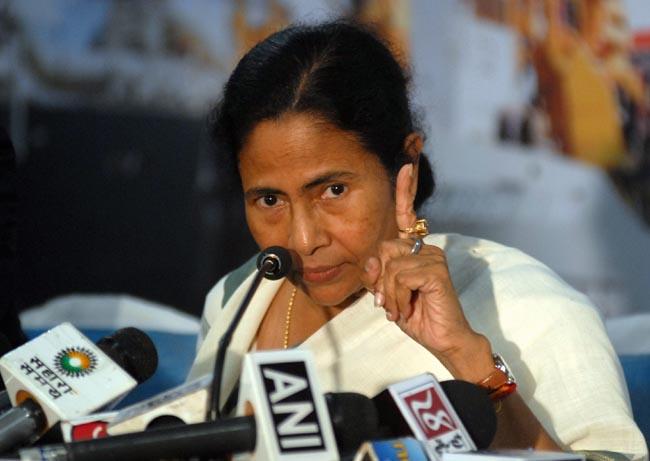 Mamata Banerjee is the current Chief Minister of West Bengal. After quitting the Indian National Congress, she founded the Trinamool Congress (TMC). Pic/ File photo