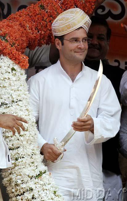 Rahul Gandhi has grown in the Congress party and also contested in 2019 general elections. Pic/ File photo
