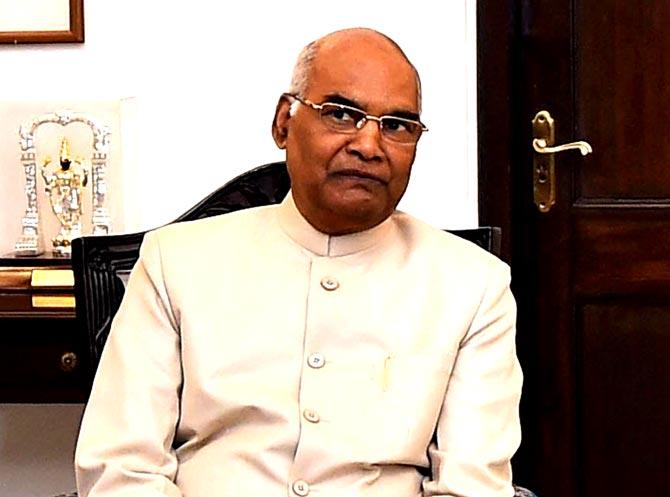 After a nomination for the post of 14th President of India, he resigned from his post as Governor of Bihar. Ramnath Kovind won the election on 20 July 2017 and is the current President of India. He previously served as Governor of Bihar. Pic/ File photo
