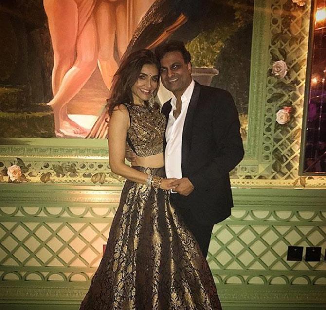 Queenie Singh and Rishi Sethia got married in an intimate and wedding aboard a yacht in St. Tropez, France in 2015. Both Queenie Singh and Rishi Sethia got married for the second time. Before the union, Queenie was married to Raja Dhody and Rishi Sethia was married to actor Neelam Kothari