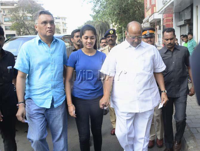 Revati Sule is the daughter of Supriya Sule and Sadanand Sule.