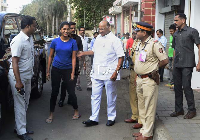 Forecasting that midterm assembly elections in Maharashtra are 'inevitable', NCP President Sharad Pawar had earlier said there is no question of his party propping up the BJP-Shiv Sena alliance in the state.