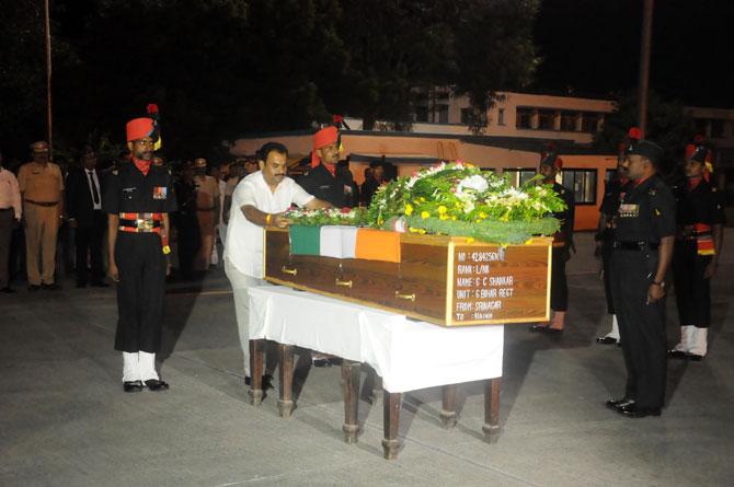 Galande is survived by his wife Nisha, sons - Shreyas, five, and Jai, three - besides his aged farmer parents and two older brothers, who are also in the armed forces.