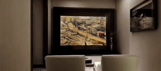 Omkar 1973 will also house a private theatre with a butler service that will be just perfect be it to watch a match up close or one of Anushka's movies. Pic/ YouTube