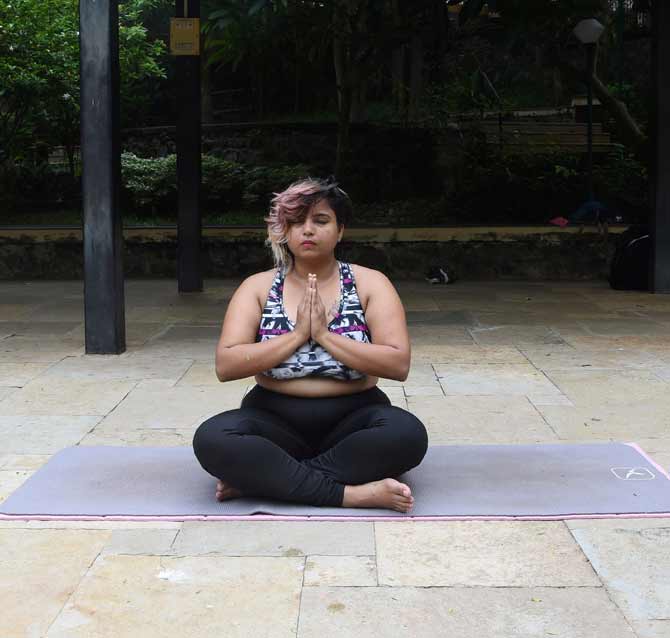 It has been nearly two years since Dolly Singh started yoga regularly. On weekdays she does 'routine sequences' and during weekends, she heads to parks in Bandra. Pic/AFP