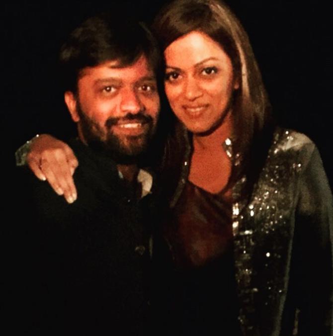 Pooja Shetty Deora looks every bit the Managing Director of a company dressed in a furry jacket and black top