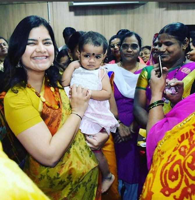 Poonam Mahajan is currently the national secretary of the BJP.