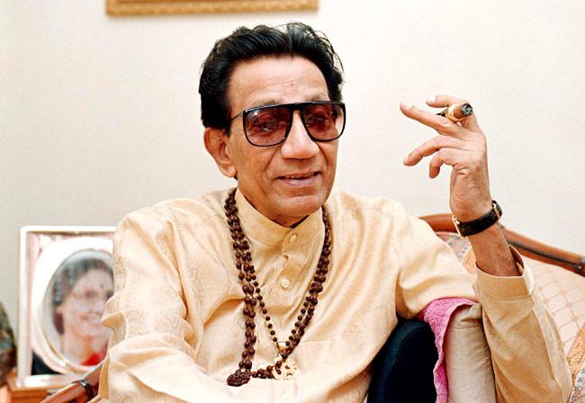 Bal Thackeray got married to Meena Thackeray on June 13, 1948. She passed away in 1998. In picture: Bal Thackeray with his cigar, which was one of the many peculiar things he was known for
