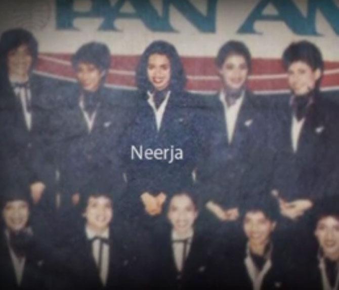 Neerja Bhanot received her early schooling at Sacred Heart Senior Secondary School in Chandigarh. Neerja Bhanot then moved to Mumbai with her family and completed her schooling at Bombay Scottish School and then graduated from St. Xavier's College, Mumbai