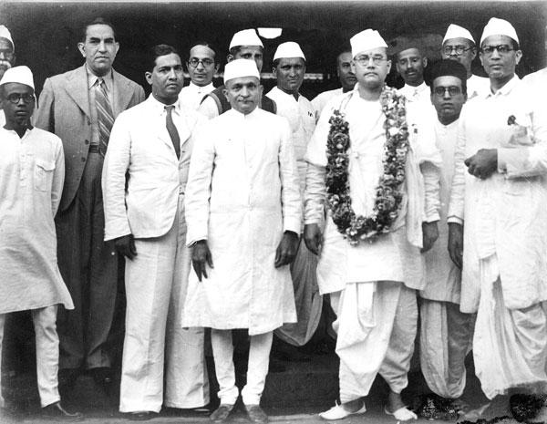 Netaji Subhas Chandra Bose was imprisoned twice in 1921 and 1924. He was elected president of the Congress in 1938 defeating Mahatma Gandhi's candidate Patabhi Sitaramavya in 1938.