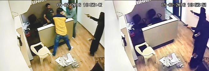 Builder Jinesh Jain was gunned down by two unidentified assailants in burkhas in his Chunabhatti office in 2016. Two burkha-clad hitmen entered Everard Nagar in Chunabhatti, asked for Jain and then shot him twice. Jain, who was not fatally injured, got up after they escaped, and went to the hospital. The entire incident was recorded on CCTV