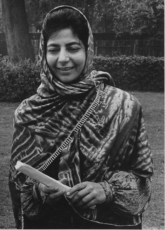 This young leader served as the head of one of the most violence-marred states in India. This photo was taken at a press conference in New Delhi in 1996. Pic/AFP