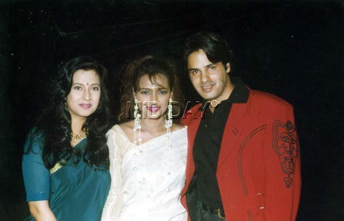 In picture: Moon Moon Sen with Rahul Roy