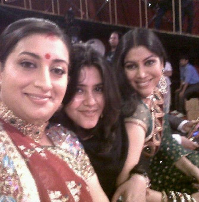 Smriti Irani reportedly had a fallout with her 'Kyunkii... producer Ekta Kapoor but then they later made up and are now friends once again