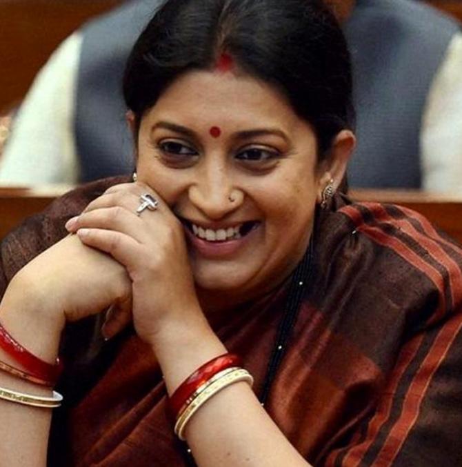 After holding important positions like the national secretary of the party and All India President of the BJP Mahila Morcha in 2010, Smriti Irani became BJP's vice-president. Though the party had other actresses too as members, it was the articulate and uncomplaining Smriti who rose above the challenges
