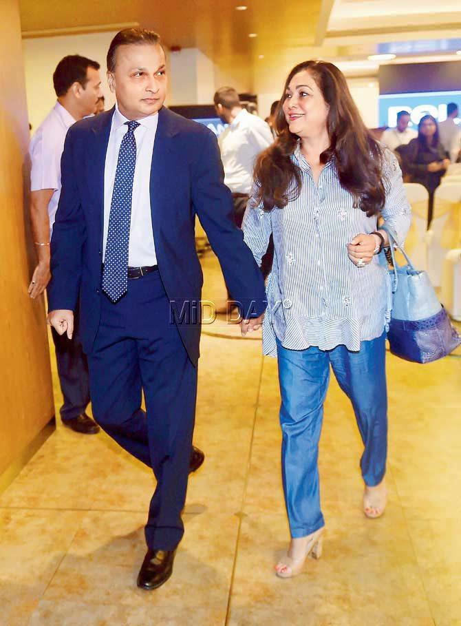 After the wedding incident, Tina Ambani and Anil Ambani met each other in Philadelphia. Anil was introduced to Tina through a common acquaintance and he asked her out. However, Tina Ambani (then Munim) politely declined Anil Ambani's offer