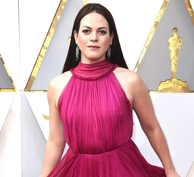 Daniela Vega, star of A Fantastic Woman, created history by becoming the first openly transgender presenter at the Oscars. 'Thank you so much for this moment. I want to invite you to open your hearts and your feelings to feel the reality, to feel love. Can you feel it?' Vega said, taking the stage