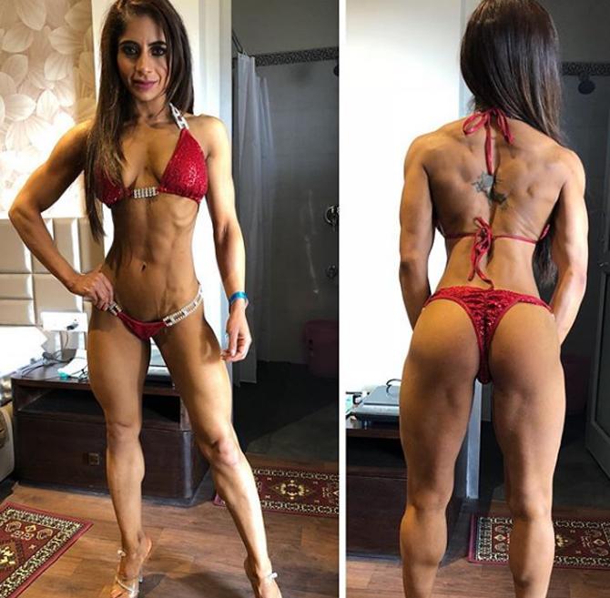 Navreet Josan is a team bombshell bikini athlete. Josan is also a Diamond Gym Pro athlete. In addition to her fitness endeavours, Josan is also a professional make-up artist. Pic/Instagram/@lilrocket