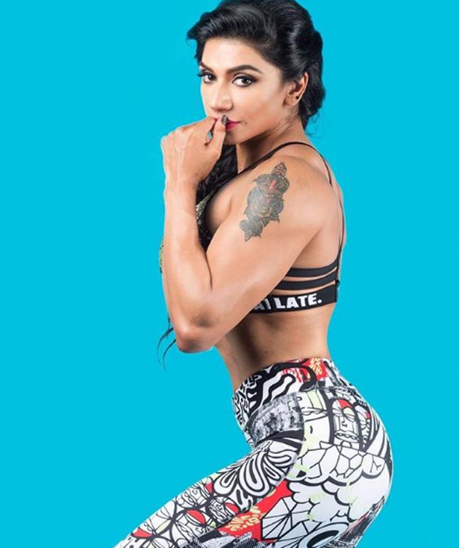 Yashmeen Chauhan's constant pursuits helped her win Miss Asia 2016 and Miss India 2016 beauty pageants. She is a professional strength athlete, and owns the 'Sculpt Gym'. Pics/Instagram/@yashmeenchauhan