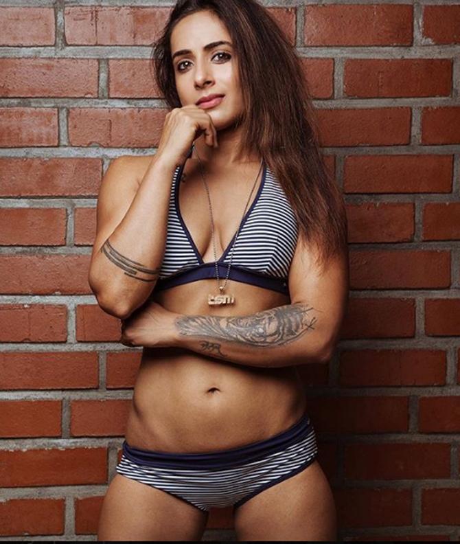 Shweta Mehta rose to popularity after emerging as the Roadies Rising winner. She is an athlete for Jerai Fitness, who is a senior software developer by profession. Pic/Instagram-@theshwetamehta