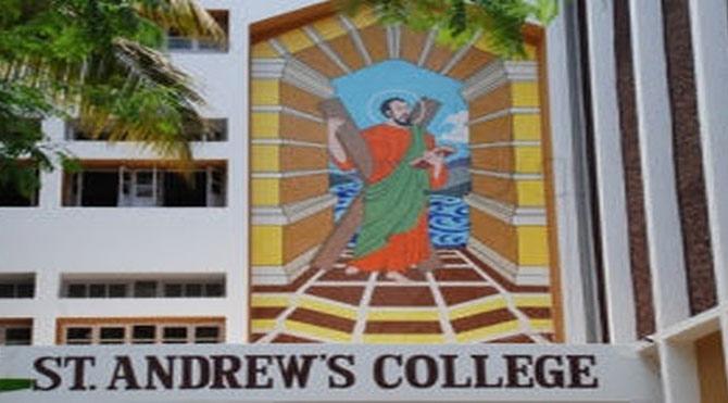 St. Andrew's College of Arts, Science and Commerce is located in Bandra and offers both higher secondary and degree courses. Pic/Youtube