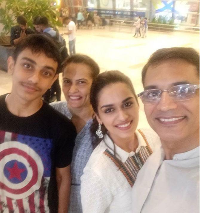 According to Manushi Chhillar's profile on the Miss World website, her father, Dr. Mitra Basu Chhillar, is a scientist at the Defence Research.