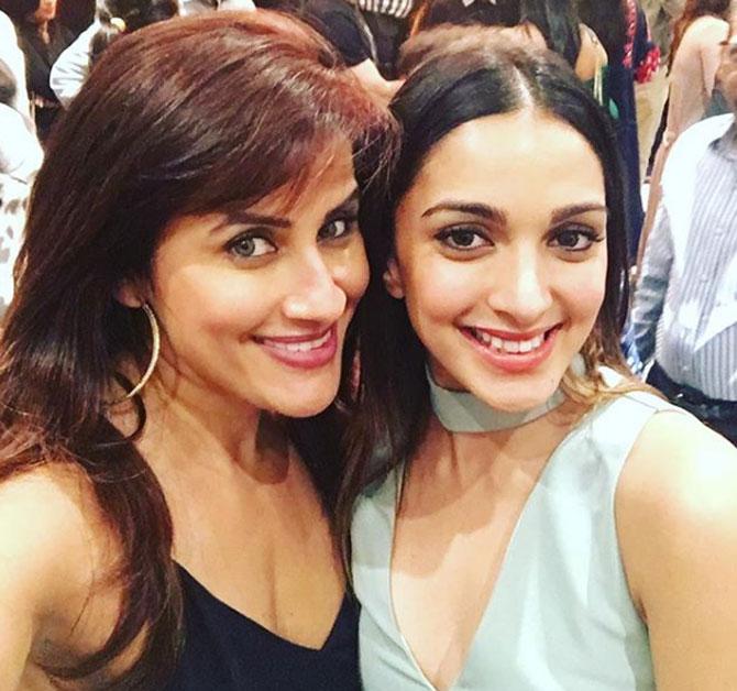 Yasmin Karachiwala with 'MS Dhoni' actress Kiara Advani