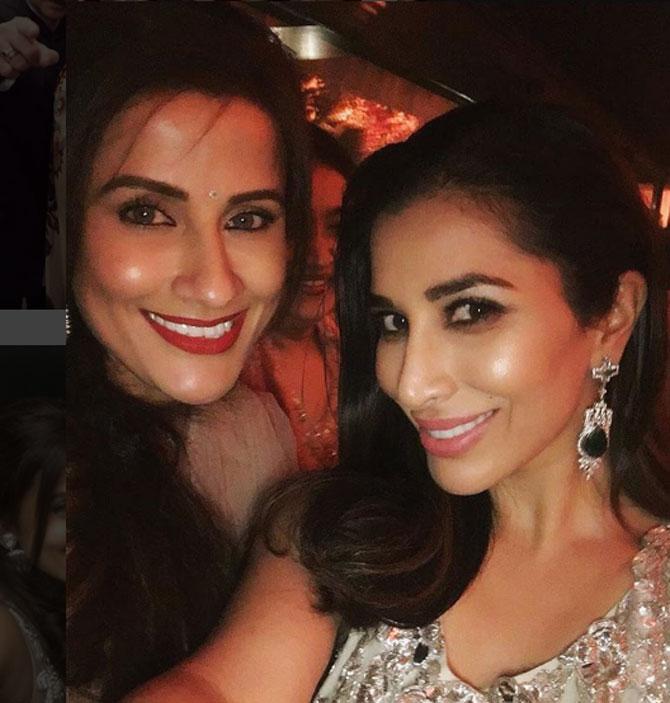 Asked with whose transformation she was really proud of, Yasmin Karachiwala replied: 'All my clients work extremely hard. It's not easy with their schedules but they are all dedicated to their workouts and I'm proud of them.' In picture: Yasmin Karachiwala with Sophie Choudry