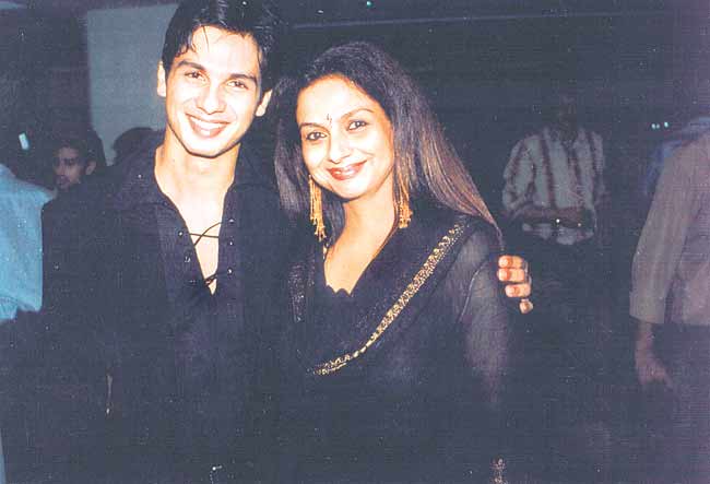 Shahid Kapoor with mom Neelima Azeem. Speaking about his mother, Shahid said in an interview, 'The strongest people in my life have been women, starting with my mother. She was a single parent and she was the most powerful and the strongest, and a person I would depend on the most.'