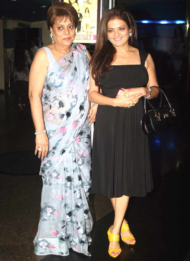 '90s star Sheeba photographer with her mother while out and about in the city.
