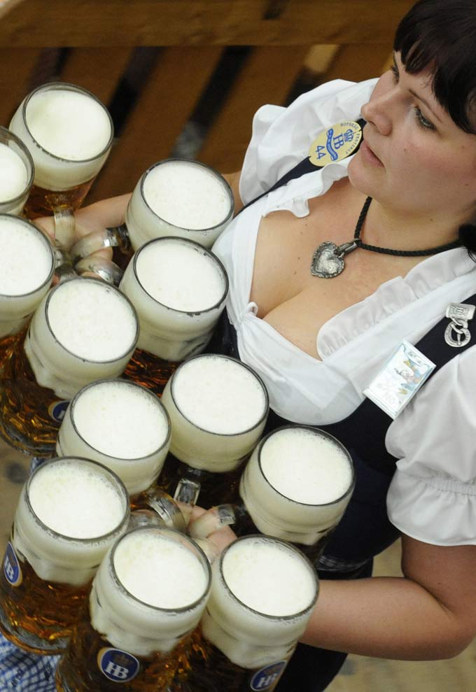 The first Oktoberfest was held on October 12, 1810, when the Bavarian royalty invited the citizens of Munich to join the celebration of the marriage of Crown Prince Ludwig of Bavaria to Princess Therese von Sachsen-Hildburghausen. It went on to become a 16-day festival running from late September to the first weekend in October with more than 6 million people from around the world attending the event every year. Only beer conforming to the Reinheitsgebot, and brewed within the city limits of Munich, can be served at the Munich Oktoberfest. Beers meeting these criteria are designated Oktoberfest Beer. 