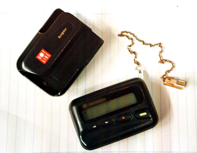 Pager: It disappeared almost as soon as it emerged. A wireless telecommunications device that receives and displays numeric or text messages, they were popular for a while but could not withstand the competition from SMSes and MMSes, which were far superior.
