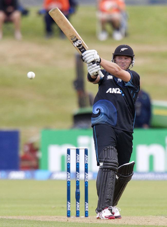 Corey Anderson: In 2014, against the West Indies, Kiwi batsman Corey Anderson struck his hundred off 35 balls breaking an 18-year old record. He hit 14 sixes and 6 boundaries during his unbeaten 131