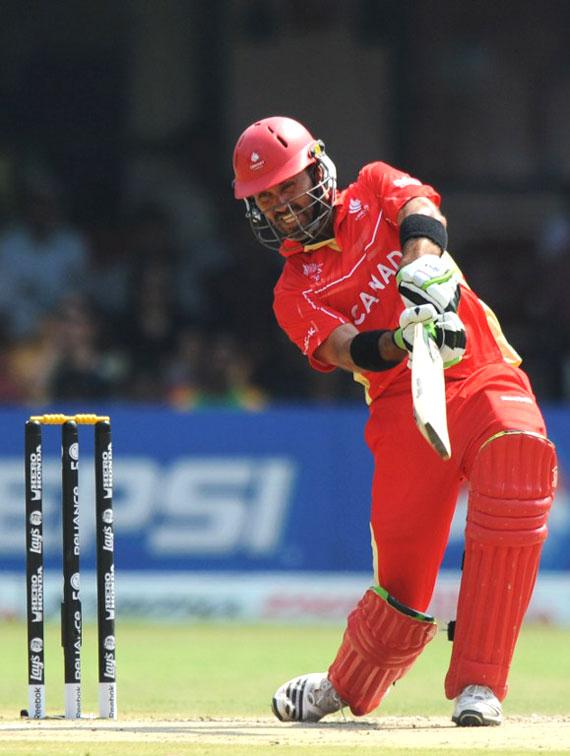 John Davison: The Canada batsman played a spectacular knock against West Indies at Centurion in a pool game during the 2003 World Cup. Opening the innings, Davison blasted 111 from 76 balls with eight fours and six sixes. Eventually, West Indies won quite convincingly, but Davison had done enough to earn the man of the match. Pic/AFP