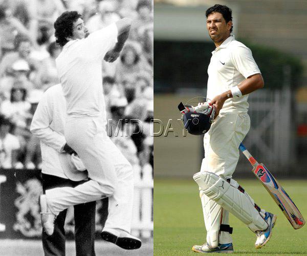 India's Yograj Singh is the father of Yuvraj Singh. While Yograj played just one Test, his son Yuvraj went on to become a star in Indian cricket. (Midday archive/ Suresh K.K.)