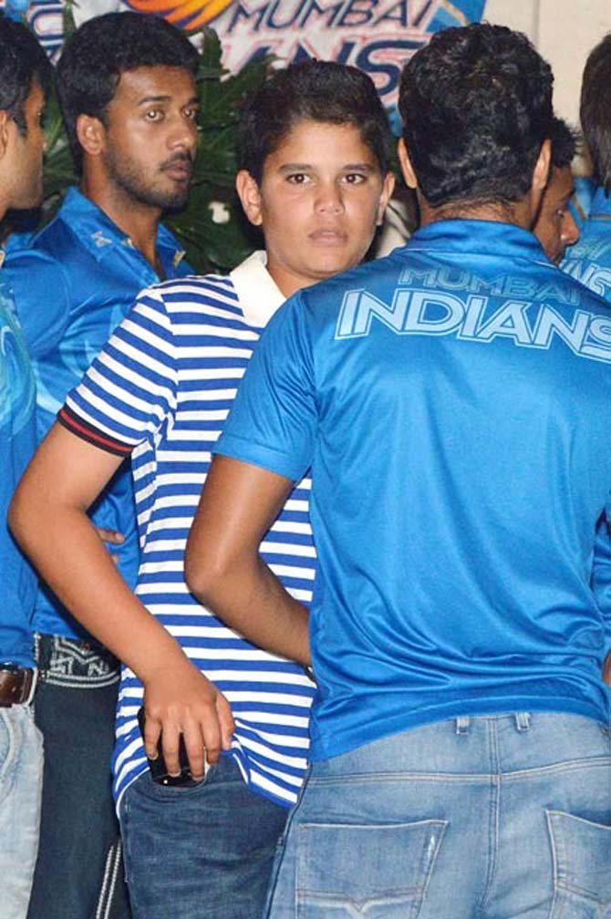 Arjun Tendulkar studied at Dhirubhai Ambani International School at Bandra-Kurla Complex in Mumbai. He trained to improve his cricketing skills at the Karnala Sports Academy in Panvel.