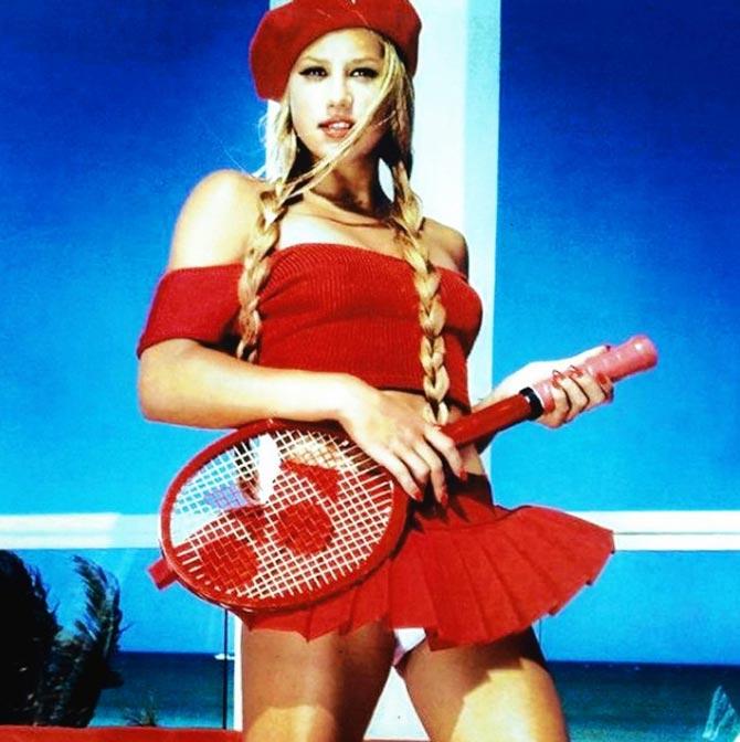 Anna Kournikova was gifted her first tennis racquet at the age of five