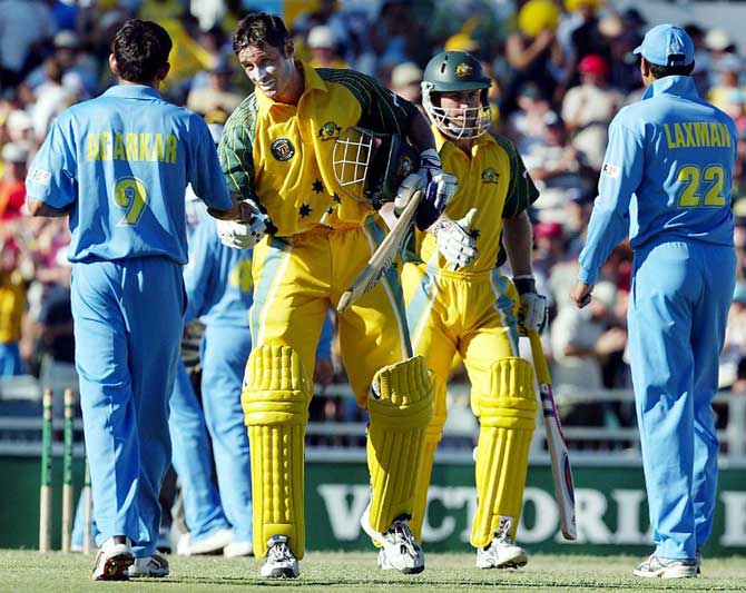 In the second final of the VB series at Sydney Cricket Ground in February 2004, Australia beat India by 208 runs to register their biggest ODI winning margin against India