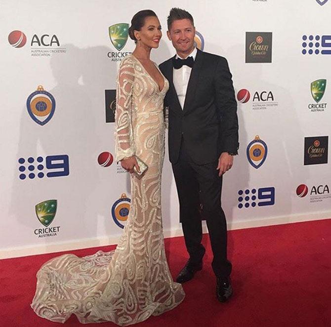 Michael Clarke and wife Kyly. (Pic Courtesy/ Michael Clarke's instagram account)