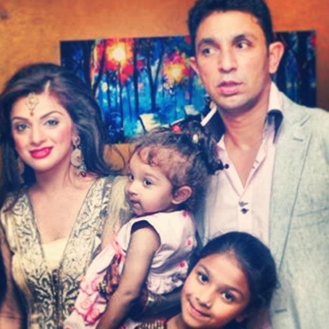 Azhar Mahmood and his wife Ebba have three children.