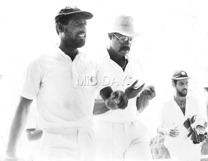 In picture: Clive Lloyd with Sir Viv Richards (L) and Jeff Dujon.