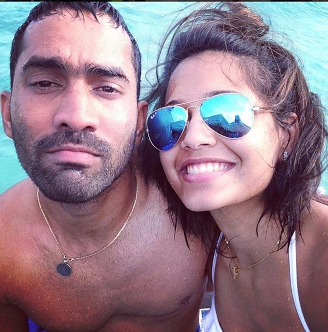 In picture: Dinesh Karthik and Dipika Pallikal during one of their vacations