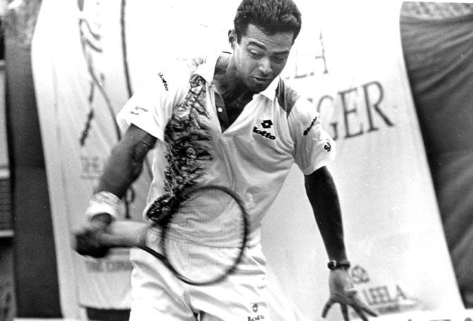 Leander Paes won his first Grand Slam in 1999. Leander Paes and Mahesh Bhupathi entered all 4 Grand Slam finals. They went on to win Wimbledon and the French Open titles. Paes-Bhupathi became the first Indian doubles pair to win a Grand Slam (Pic Shirish Shete)