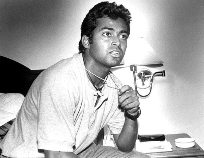 Leander Paes made his acting debut in the 2013 film 'Rajdhani Express'. (Pic/ Suresh K.K.)